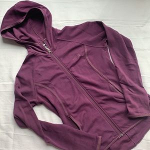 Purple The North Face Hooded Light Weight Jacket